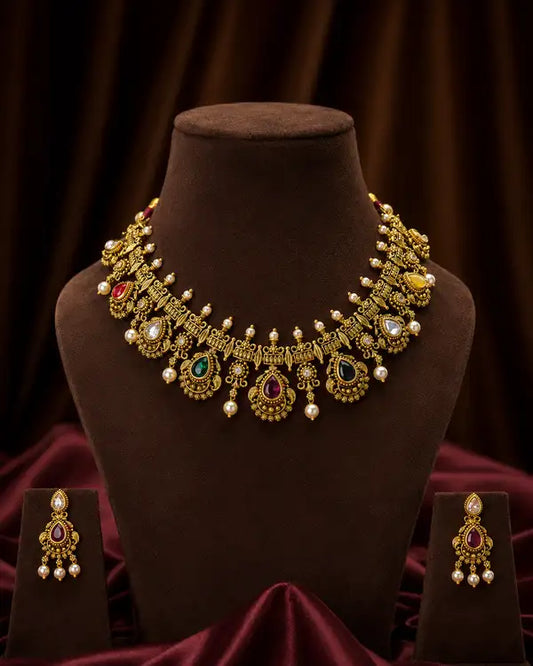 Rajeshwari Short Necklace