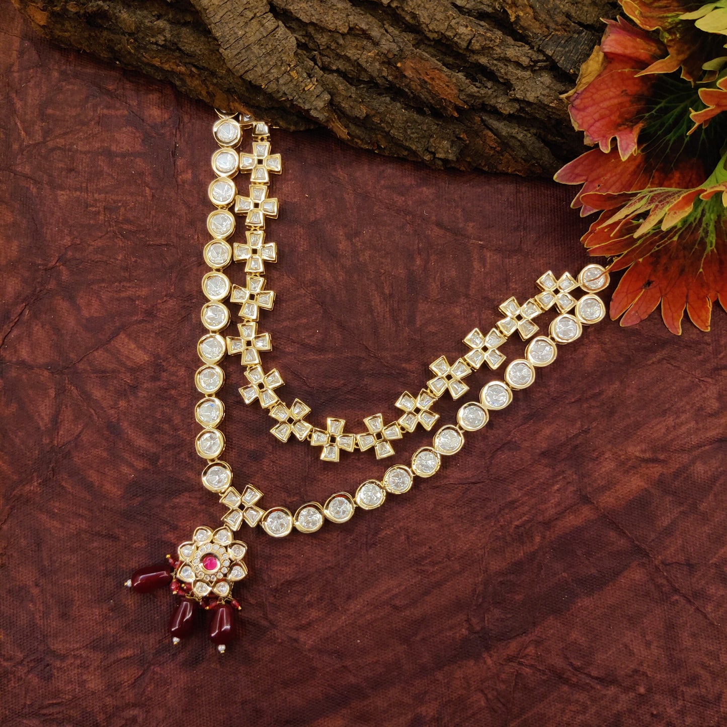 swatishri kundan necklace