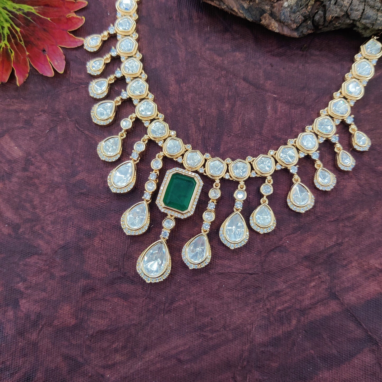swamini kundan necklace