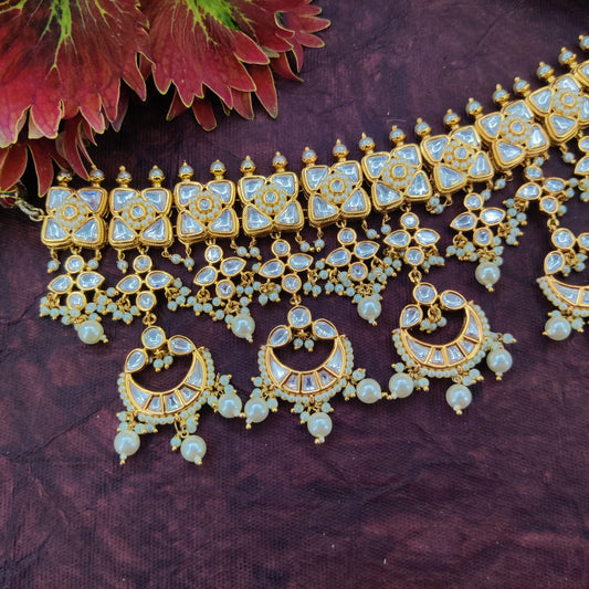Chandrakor Kundan Necklace