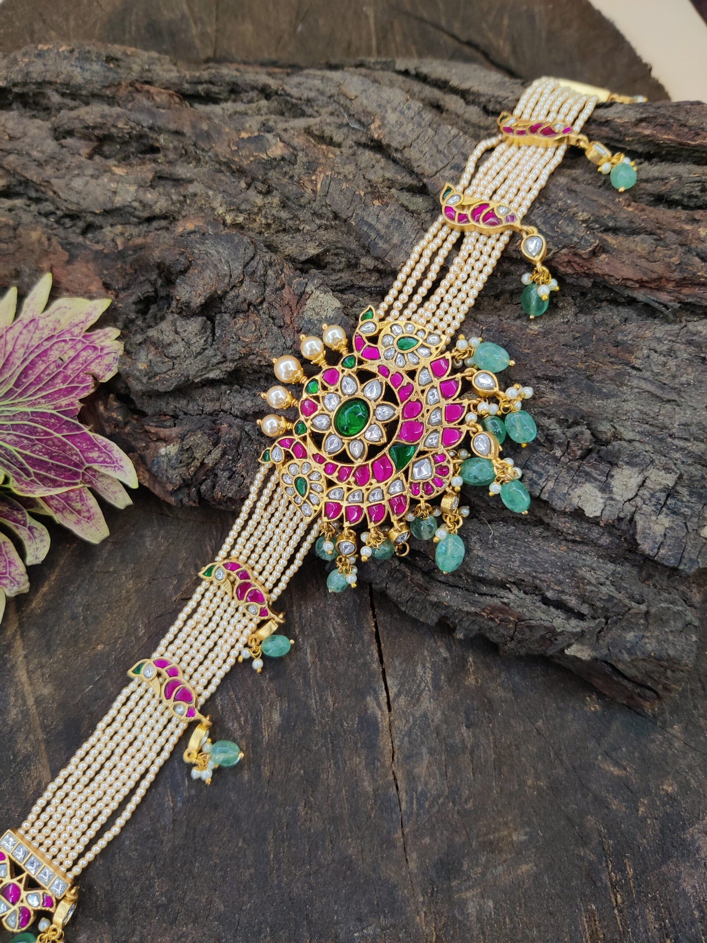 shubhshri kundan necklace