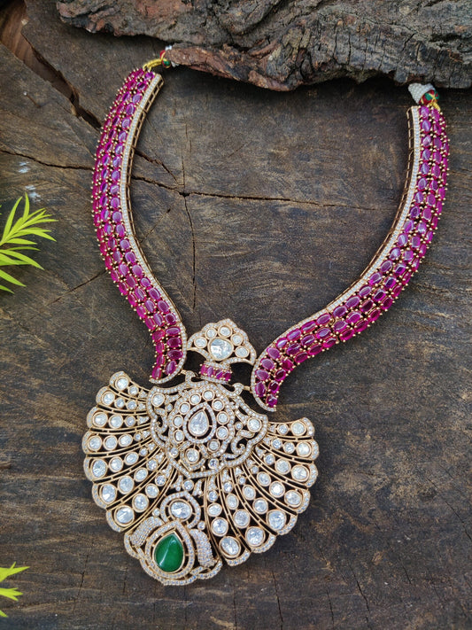 Surekshri Kundan CZ Necklace