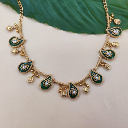 Kundan Zhalali Necklace