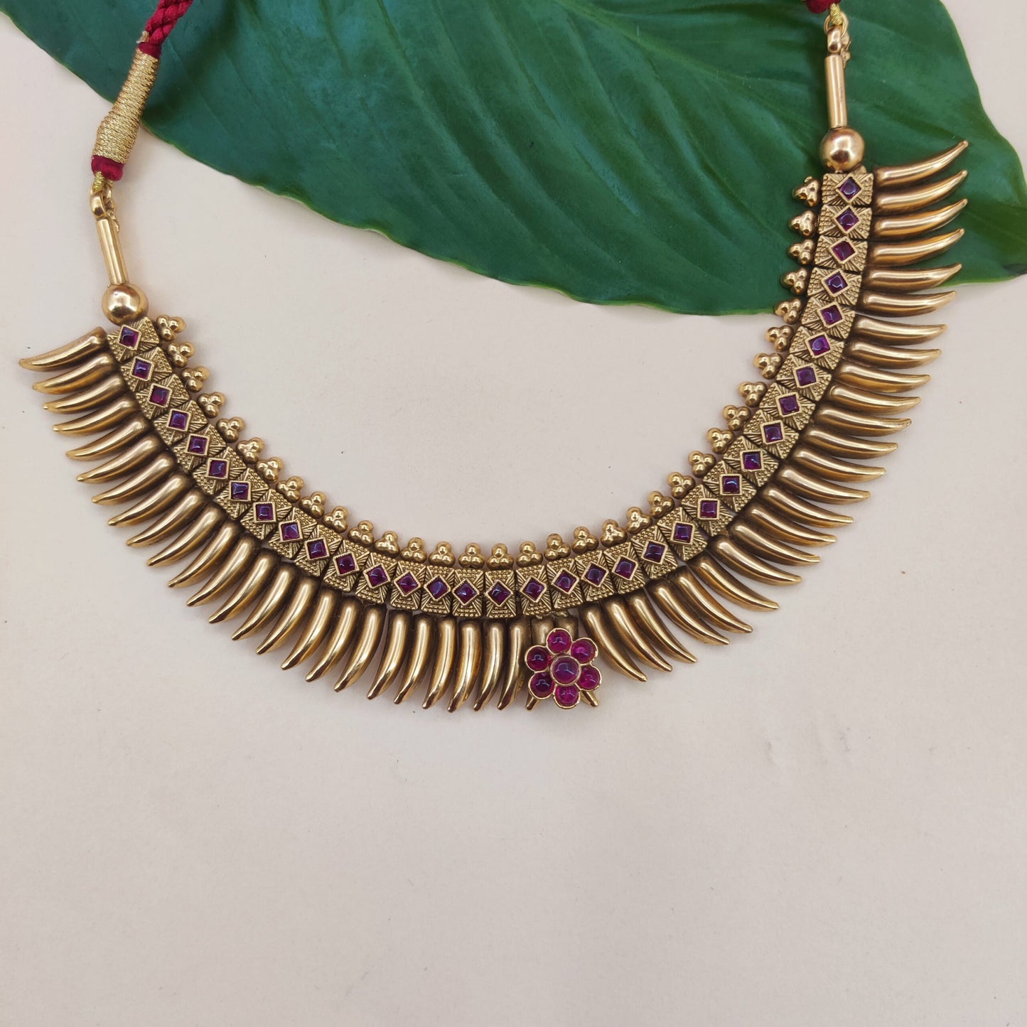 chandrachafekali antique necklace