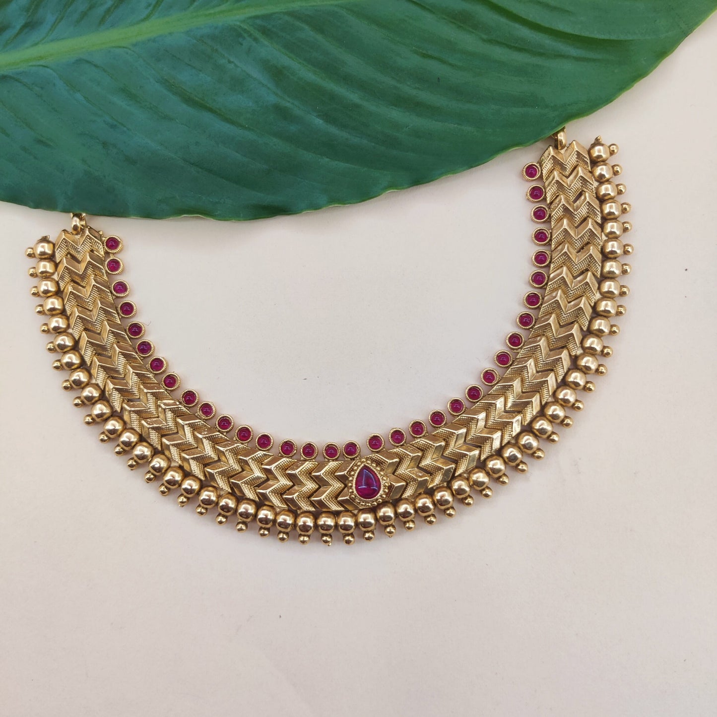 antique vajratik necklace