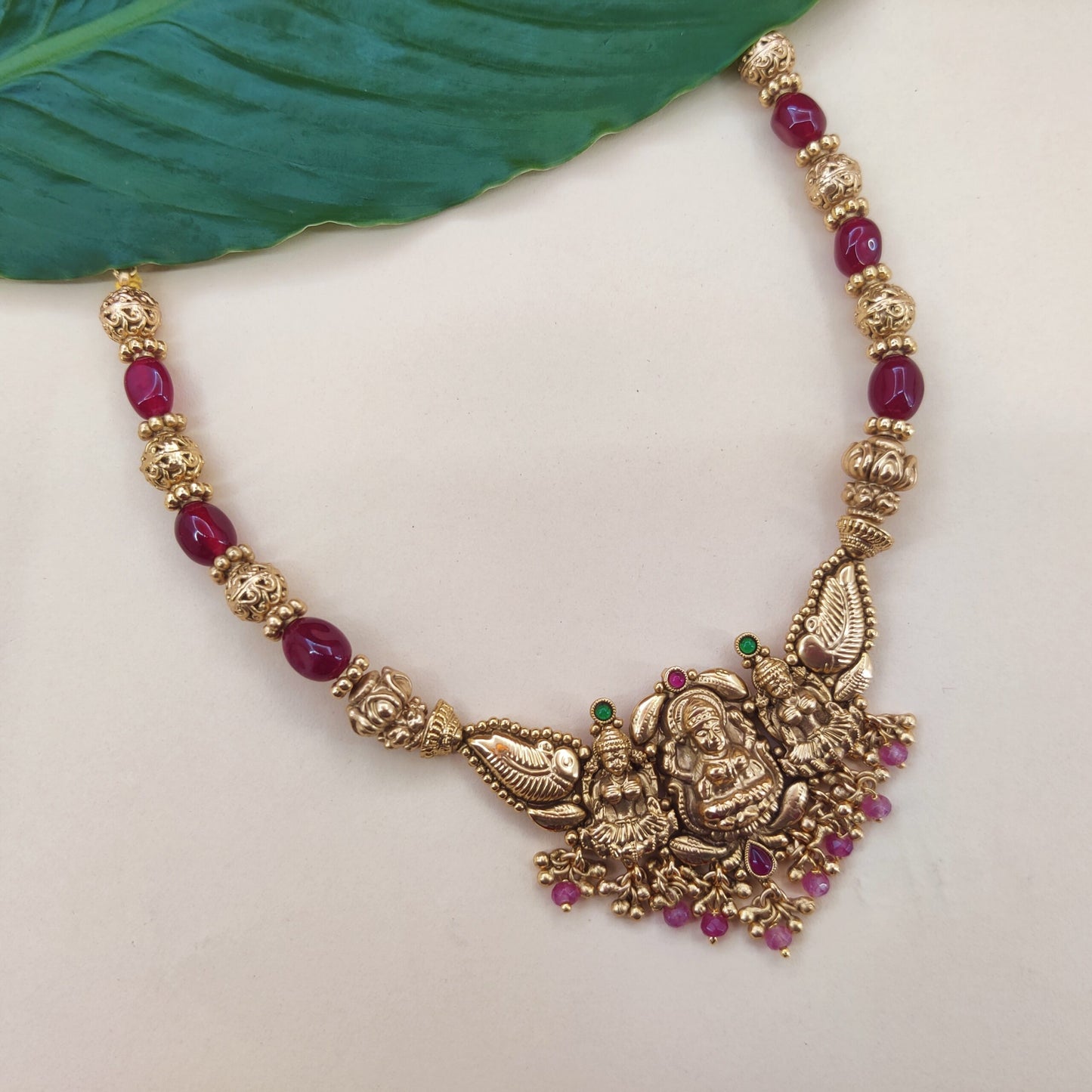 kamallakshmi antique necklace