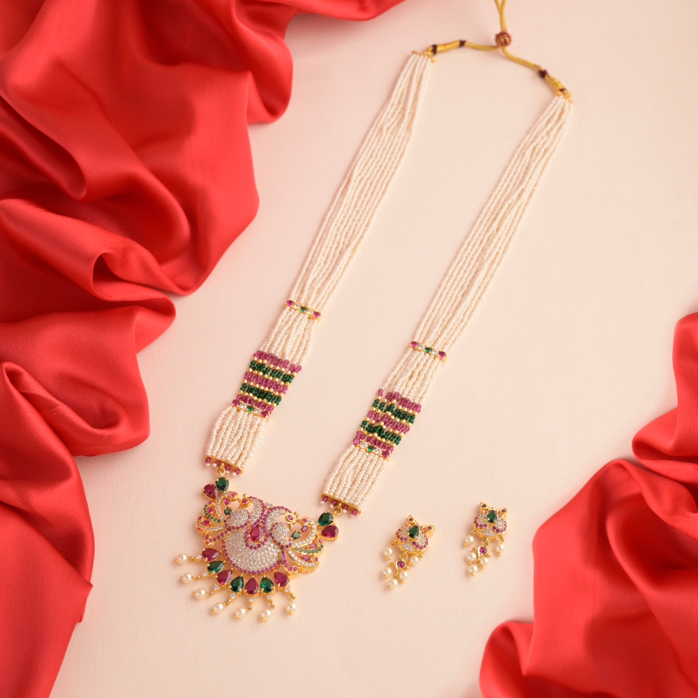 long moti necklace set