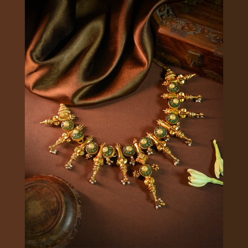 Ghungroo Silver Choker