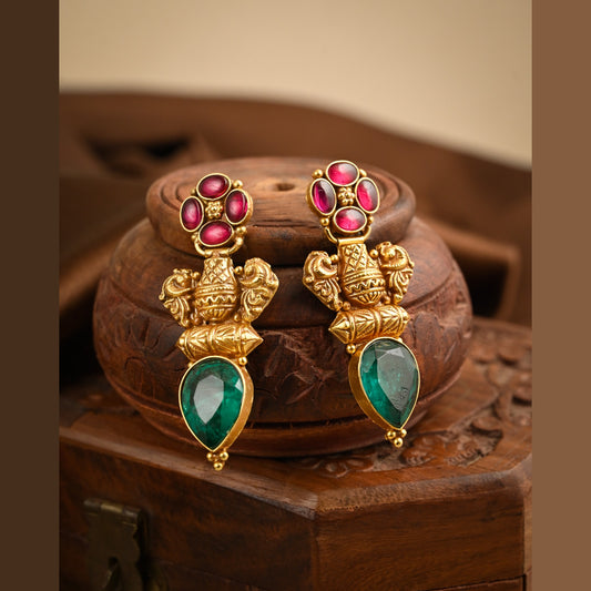 Panna Bunda Silver Earrings