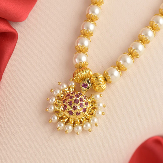 Mudrika Moti Thushi Necklace