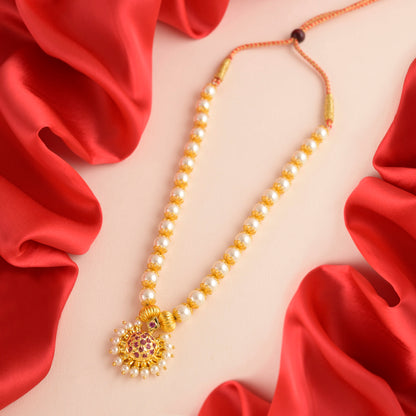 Mudrika Moti Thushi Necklace