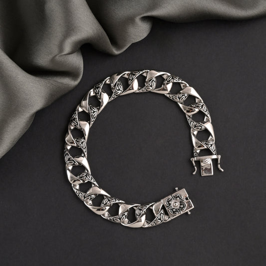 925 Silver Cuban Bracelet