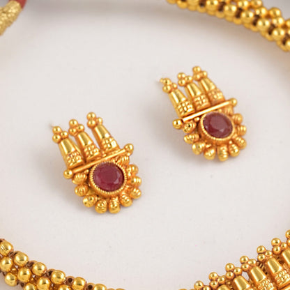 Swarn Narmada Kolhapuri Antique Thushi