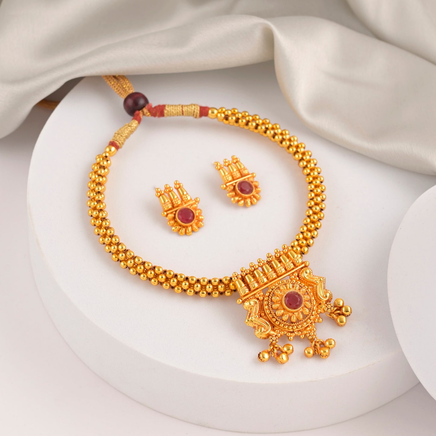 swarn narmada kolhapuri antique thushi