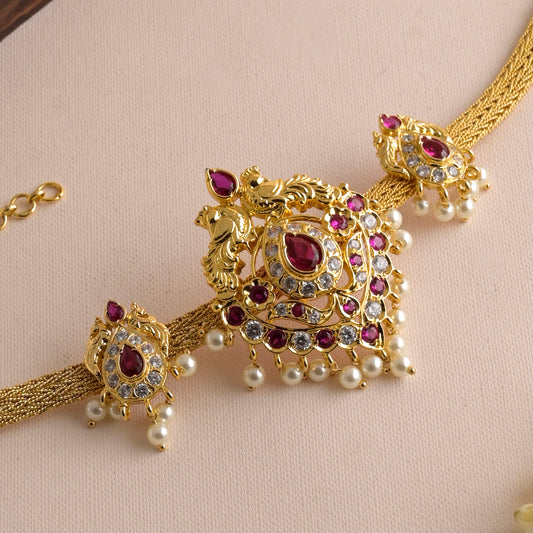 Rani Madhuri Twin Peacock Bajubandh