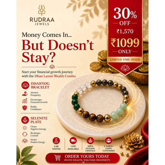 Dhanyog Bracelet & SelenitePlate