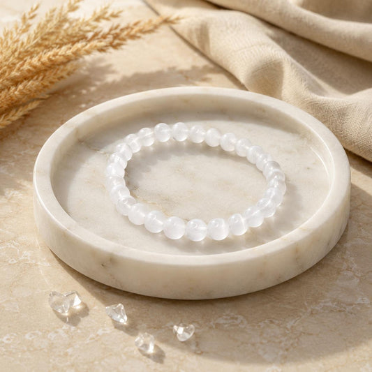 Selenite bracelet
