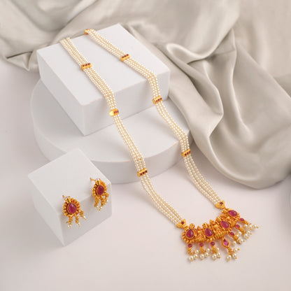 Tanmaya Raga Antique Long Necklace