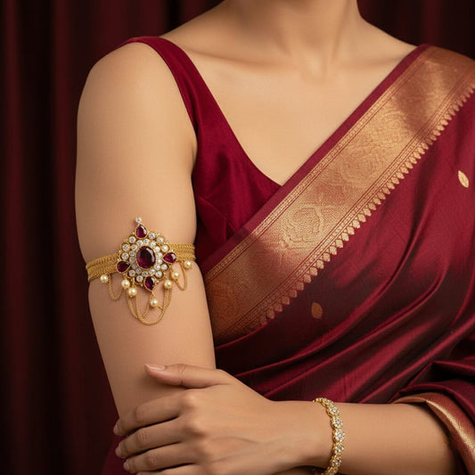 Gulabi Haar Bajubandh