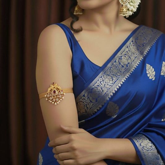 Rani Madhuri Twin Peacock Bajubandh