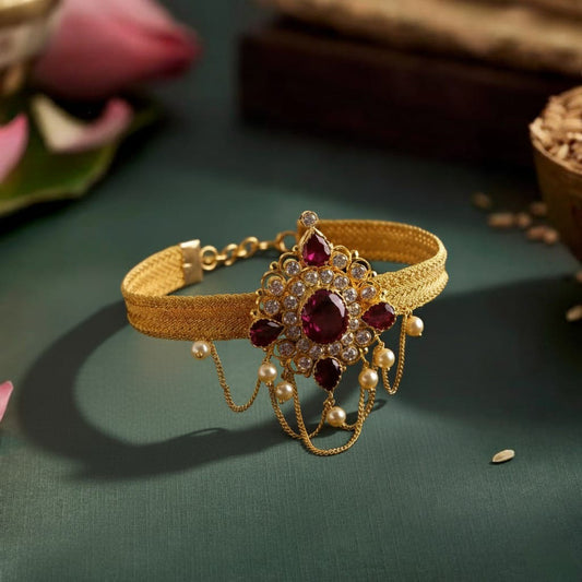 Gulabi Haar Bajubandh