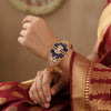 Royal Blue Blossom AD Bracelet