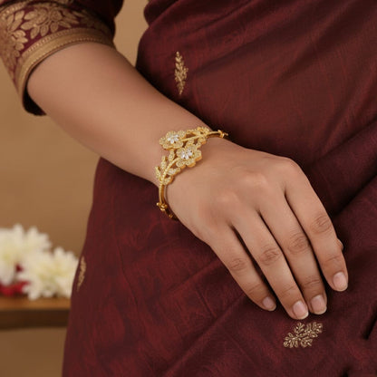 Twilight Blossoms American Diamond Bracelet