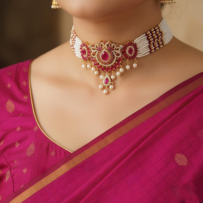 Nilanjali moti choker