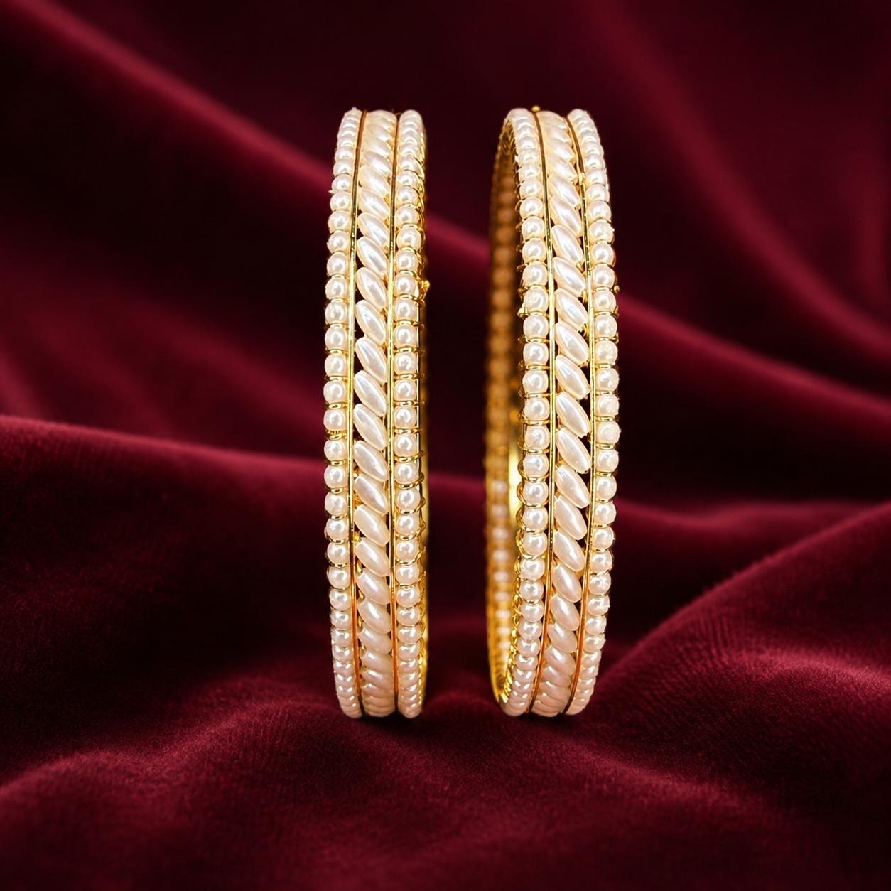 parijat moti bangles
