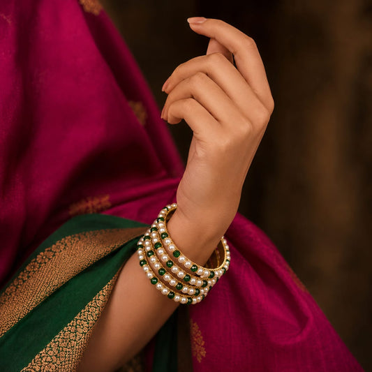 Swarnashobha Moti Bangles