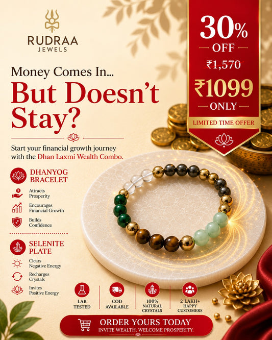 Dhanyog Bracelet & SelenitePlate