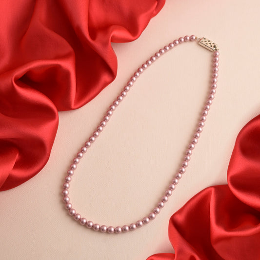 Gulaab Mukta Swarovski Rose Gold Mala