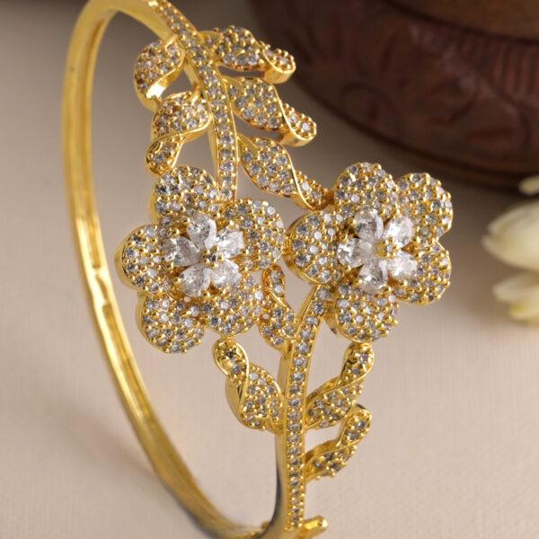 Twilight Blossoms American Diamond Bracelet