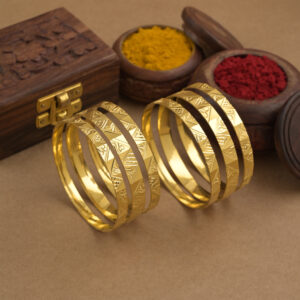DurgaShakti Kolhapuri Bilwer Patli Full Set Bangles
