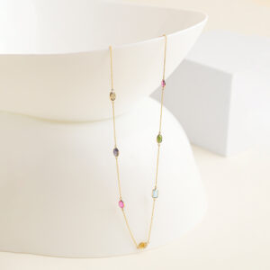 Chain With Multicolor Stoe With Mix Shep