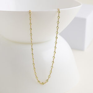 chain with peridot