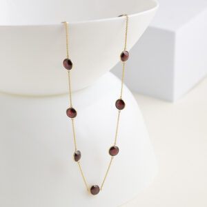 chain with rhodolite rd