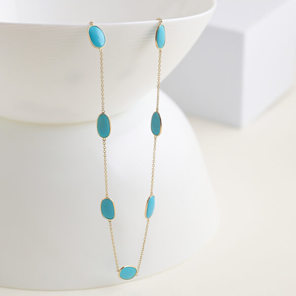 Chain With Turquoise Us