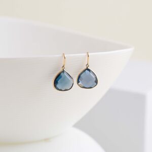 Earring With London Blue Topaz Tabizshep